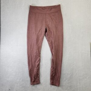 Cuddi Duds Ultracozy Women's Pink Heathered Lounge Leggings Size M